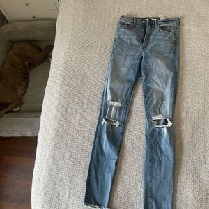 Ultra High rise super skinny jeans